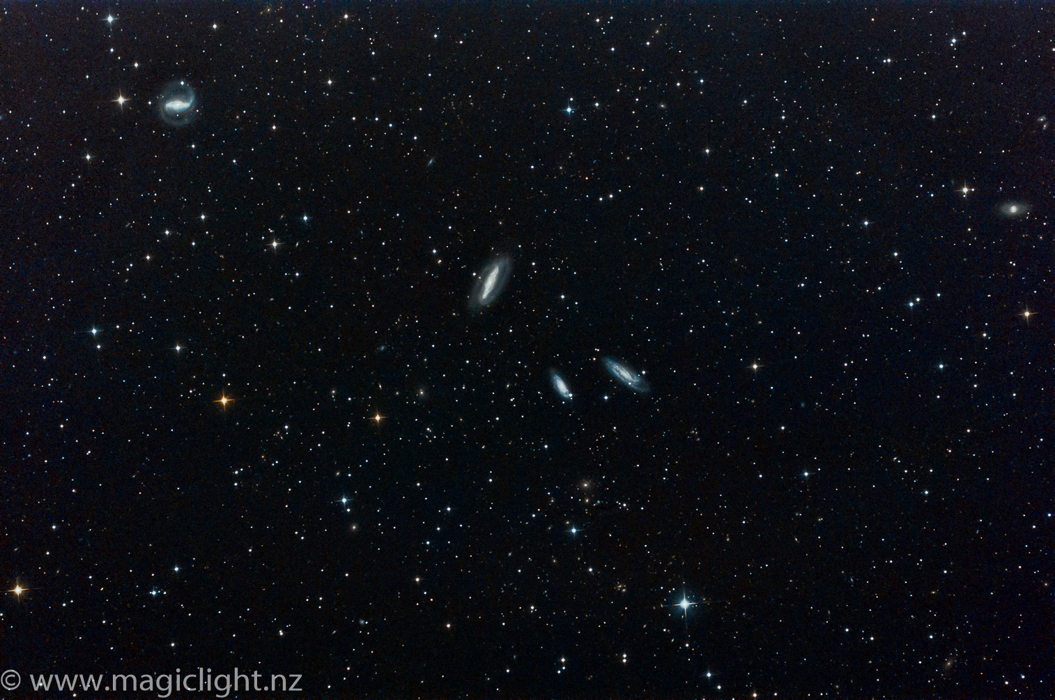 Grus Quartet <br>70 million light years